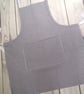  Grey Gingham Apron - Image 1