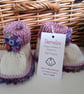 Designer 90% & 75% Merino Wool Baby Girl's Flower Booties 3-9 months size - Image 4