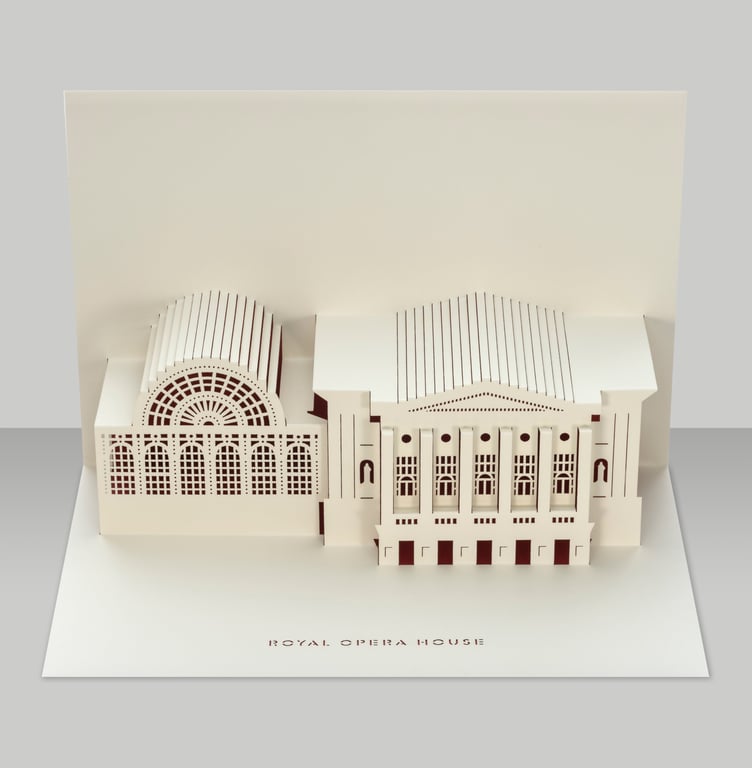 Royal Opera House pop-up 3D card