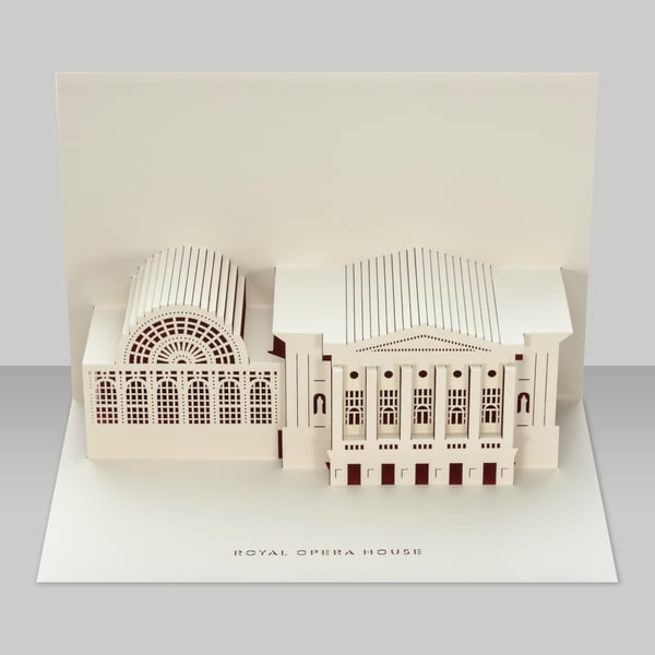 Royal Opera House pop-up 3D card