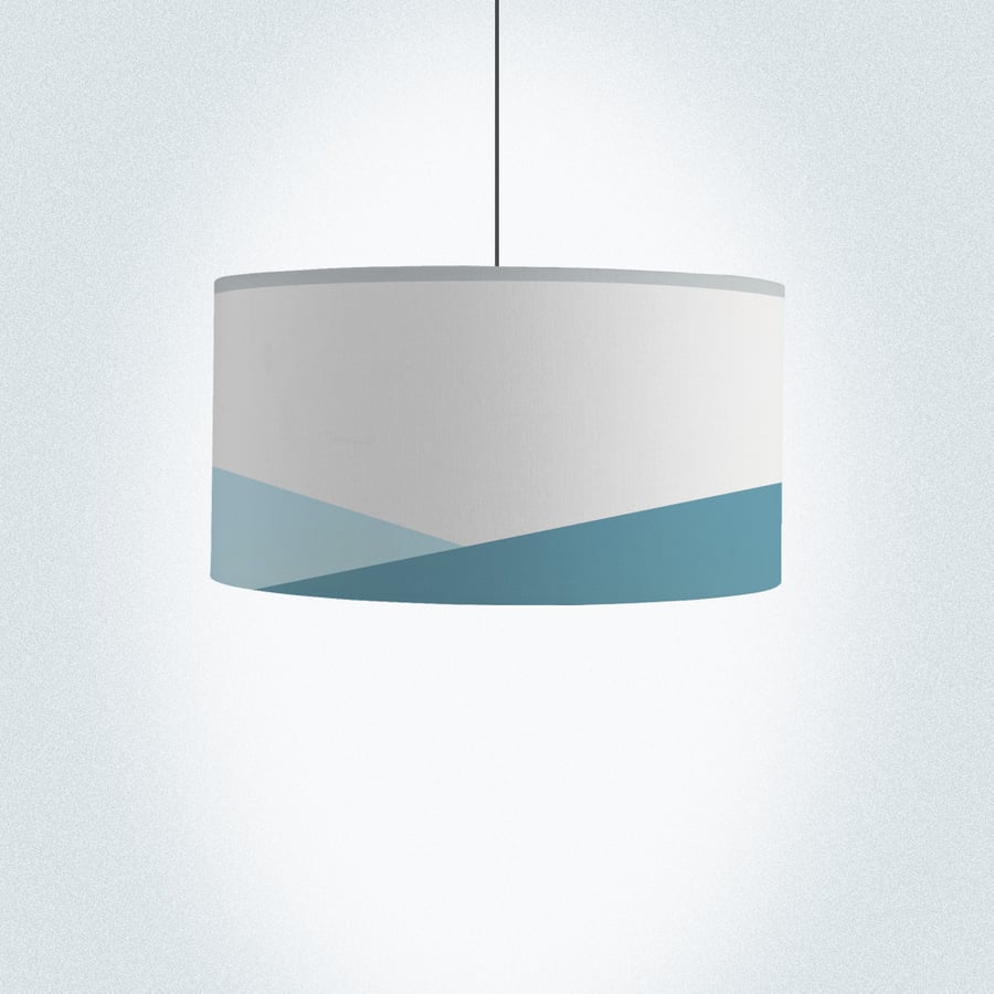 Ocean Drum Lampshade, Diameter 45 cm (18"), Ceiling or floor lamp