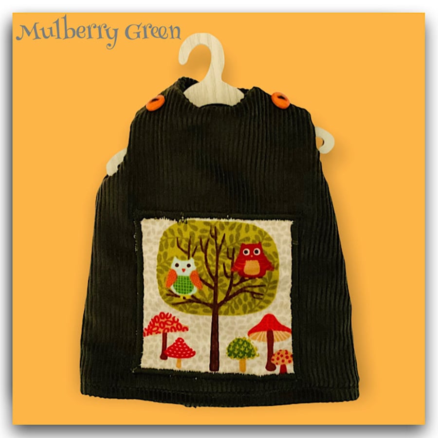 SALE ITEM - Owls Pinafore Dress 