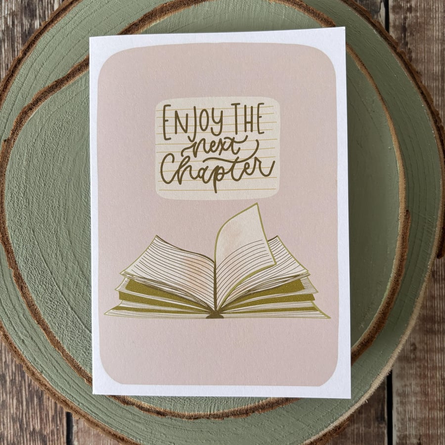 New Chapter Card: Hand-Drawn Congratulations Card