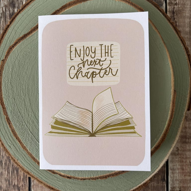 New Chapter Card: Hand-Drawn Congratulations Card