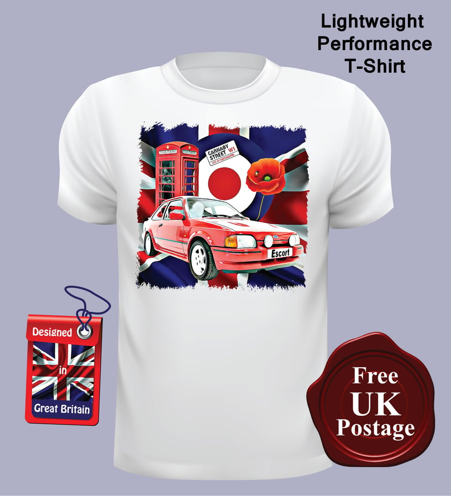 Ford Escort MK4 XR3I T Shirt, Mens T Shirt, Choose Your Size