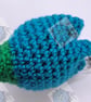 Crochet tulip keyring