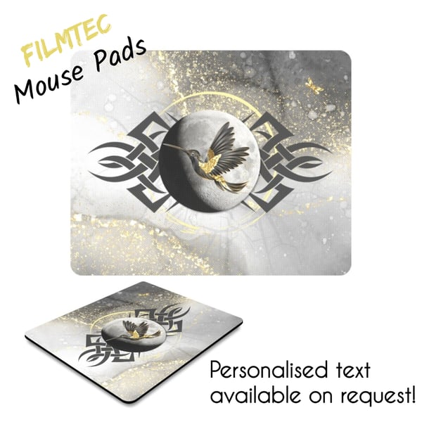 Spirit Bird Tribal Artistic Inspired Personalised Mouse Pad Mouse Mat.