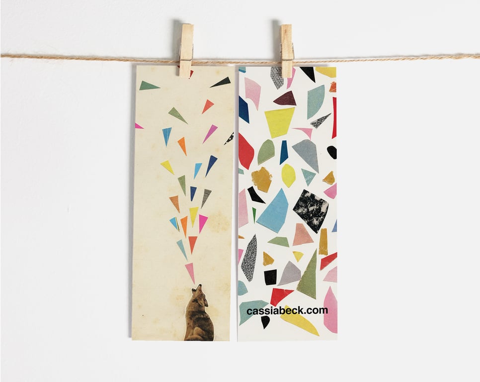 Wolf Bookmark - Howling Coyote