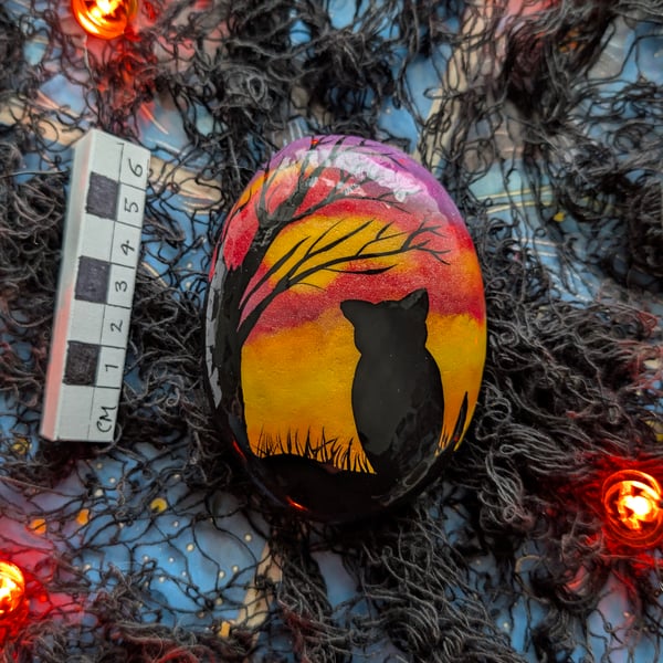 Black Cat At Twilight