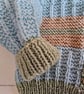Designer Hand Knitted Baby Boys Cardigan Size 3-9 months size - Image 4