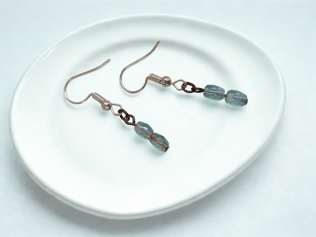 Icy Blue Earrings 