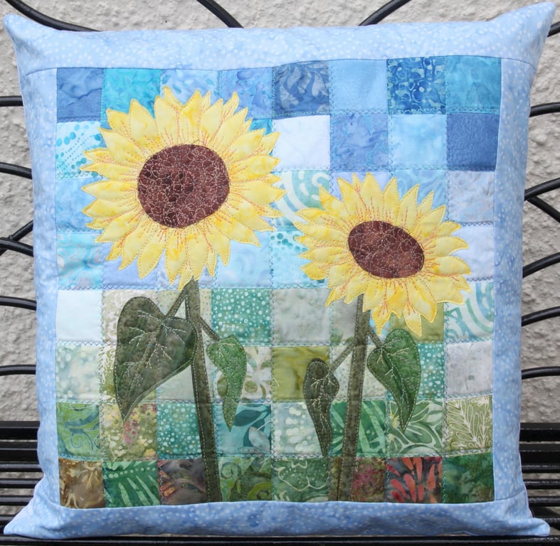 Sunflower Cushion Pattern 