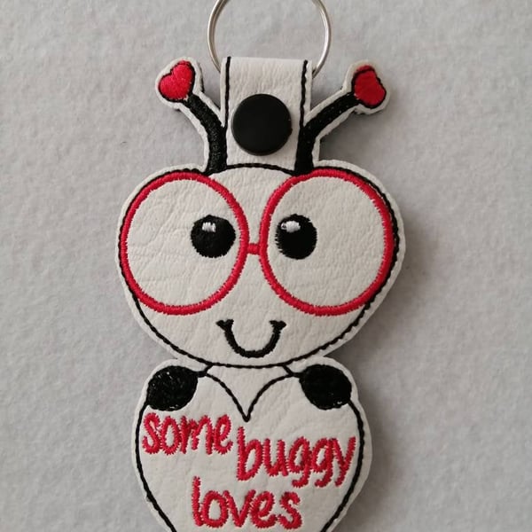 763. Some buggy loves u keyring.