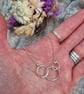Sterling Silver Three Circle Interlocking Necklace - JBJ2048 - Image 2