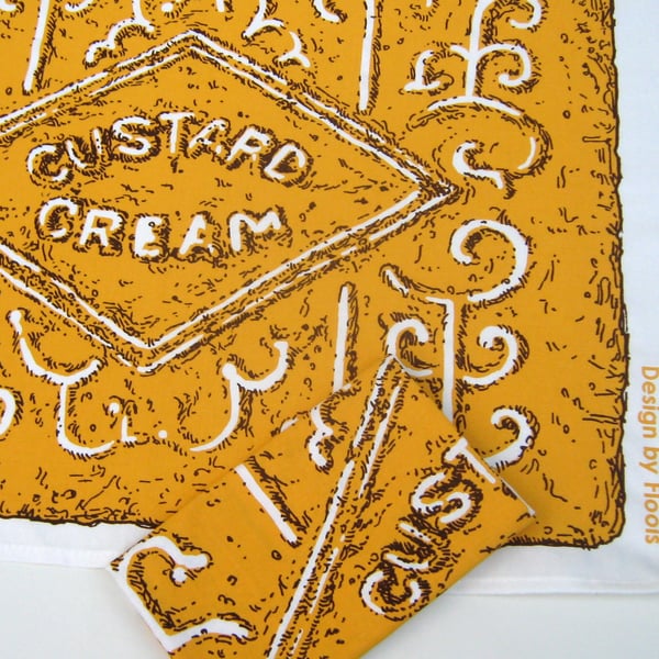 SALE! Custard Cream Biscuit Tea Towel (was 8.50)