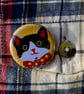 LITTLE BLACK AND WHITE CAT WITH A BOW TIE - Image 2