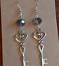 Steampunk key earrings - Image 4