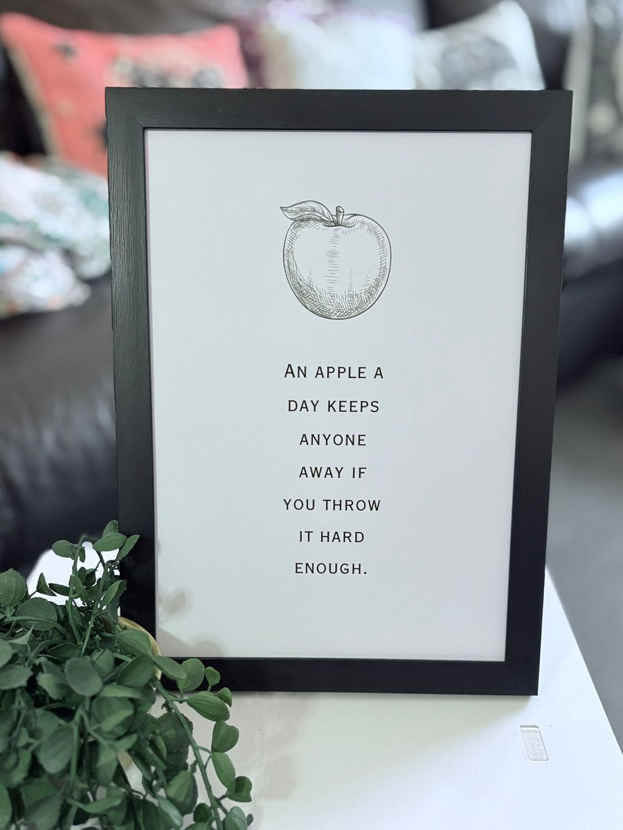A4 Framed Funny Quote