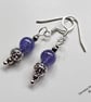 Designer AAA 5.65ct Tanzanite Sterling Silver Earrings  - Image 2