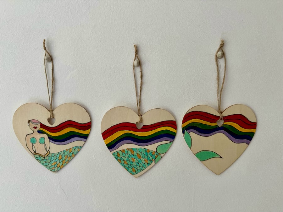 Pride Mermaid Watercolour 