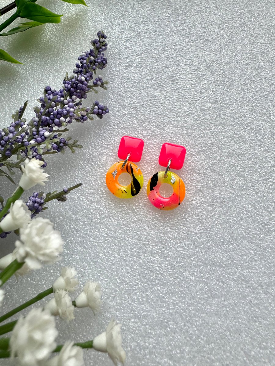 Neon Dainty Earrings