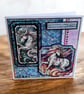 Magical Unicorn Stained Glass Handmade Card.  - Image 3
