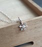 Sterling silver snowflake ring, Winter stacking ring, All sizes made to order - Image 8