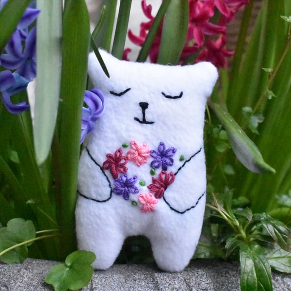 Spring Floral Bear