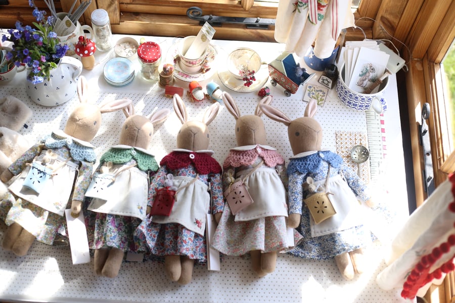 Reserved listing for Jacqueline- Heirloom Liberty Bunny