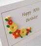 Quilled 90th birthday card  - Image 2