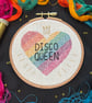 Disco Queen Hoop Art