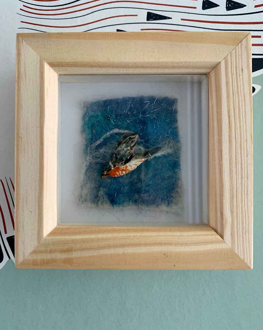 Sparrow hawk in flight