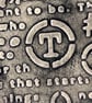 Ceramic Keepsake Wall Hanging: Grey Text - Image 2