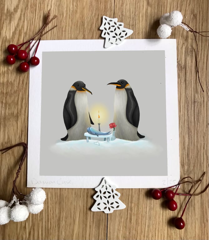 Penguins Art Print