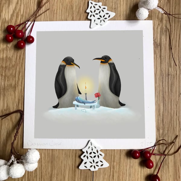 Penguins Art Print