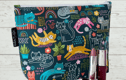 Cat themed makeup bags