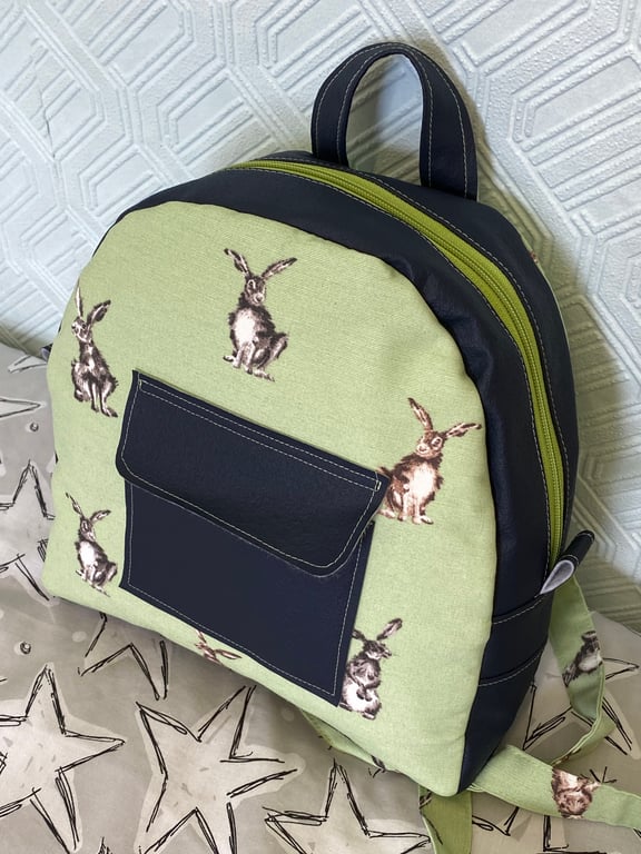 Childs Size Back-pack. Birthday Gift. Carry Your Own Treasures on a Nice Day Out