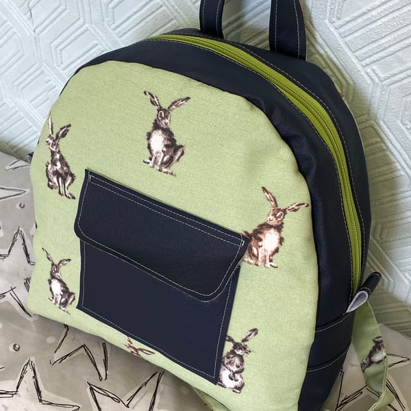 Childs Size Back-pack. Birthday Gift. Carry Your Own Treasures on a Nice Day Out