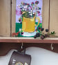 'August blackberrys' small painting on reclaimed wood - Image 7