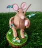 Butterfly Mouse- handmade felt mouse 