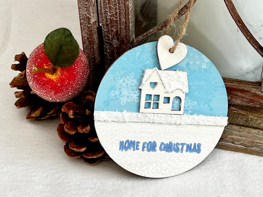 Home for Christmas’ Wooden Decorations