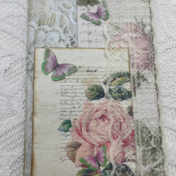 Roses & Lace Mini Journal PB11