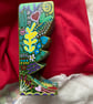Upcycled unique hand painted tea light holder - Image 8