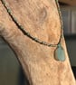 Delicate Seaglass necklace in coastal colours Ref R19 - Image 5
