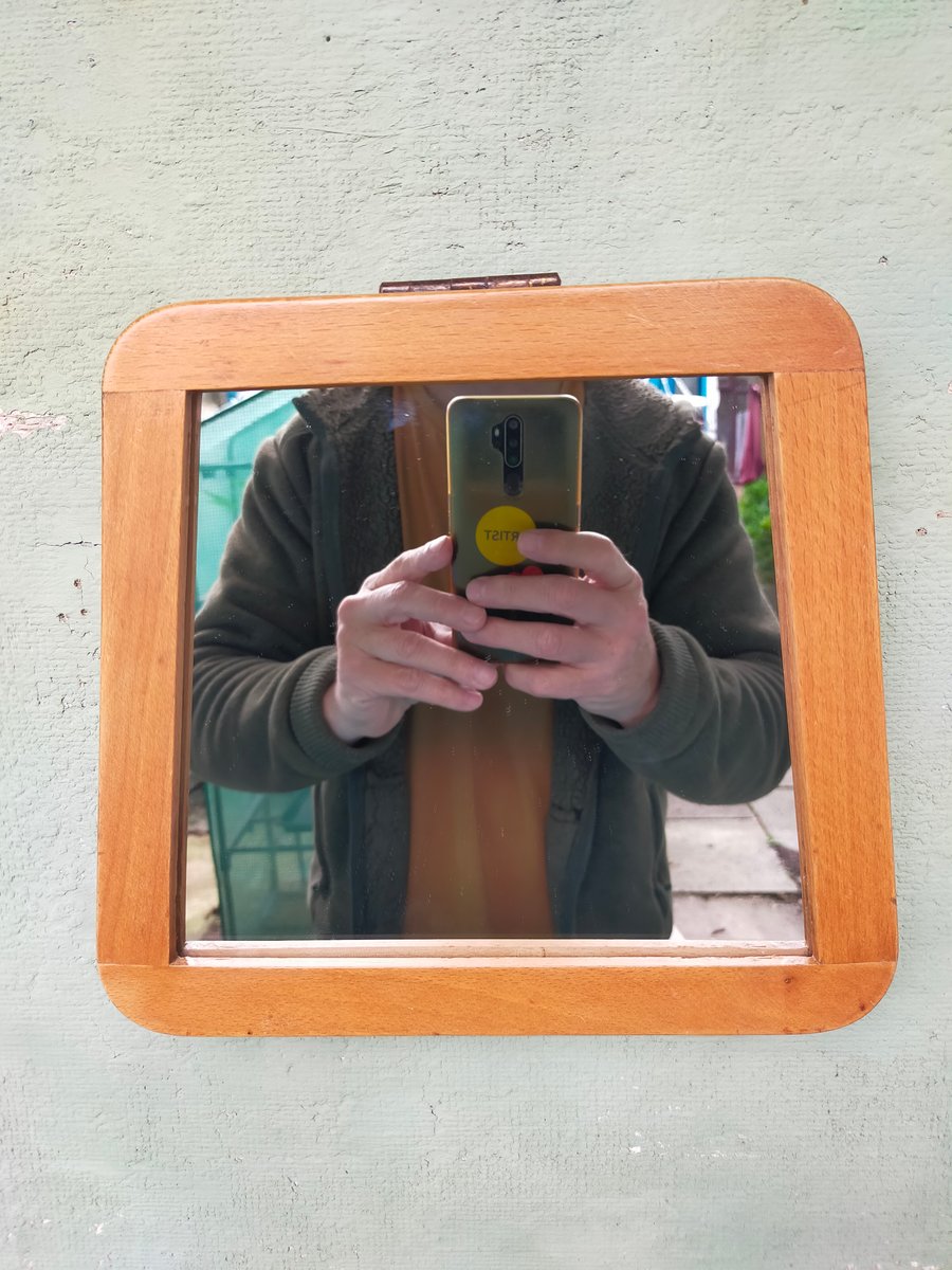 Vintage Dunlop Tennis Press Mirror