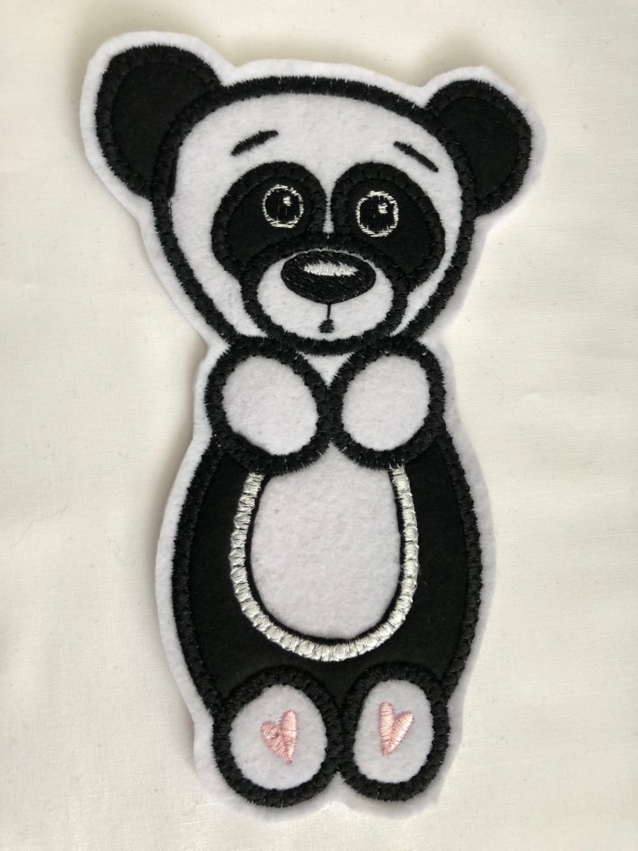 Felt Panda Bookmark
