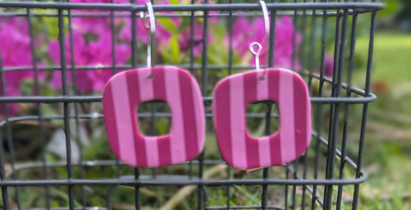 Double sided earrings 