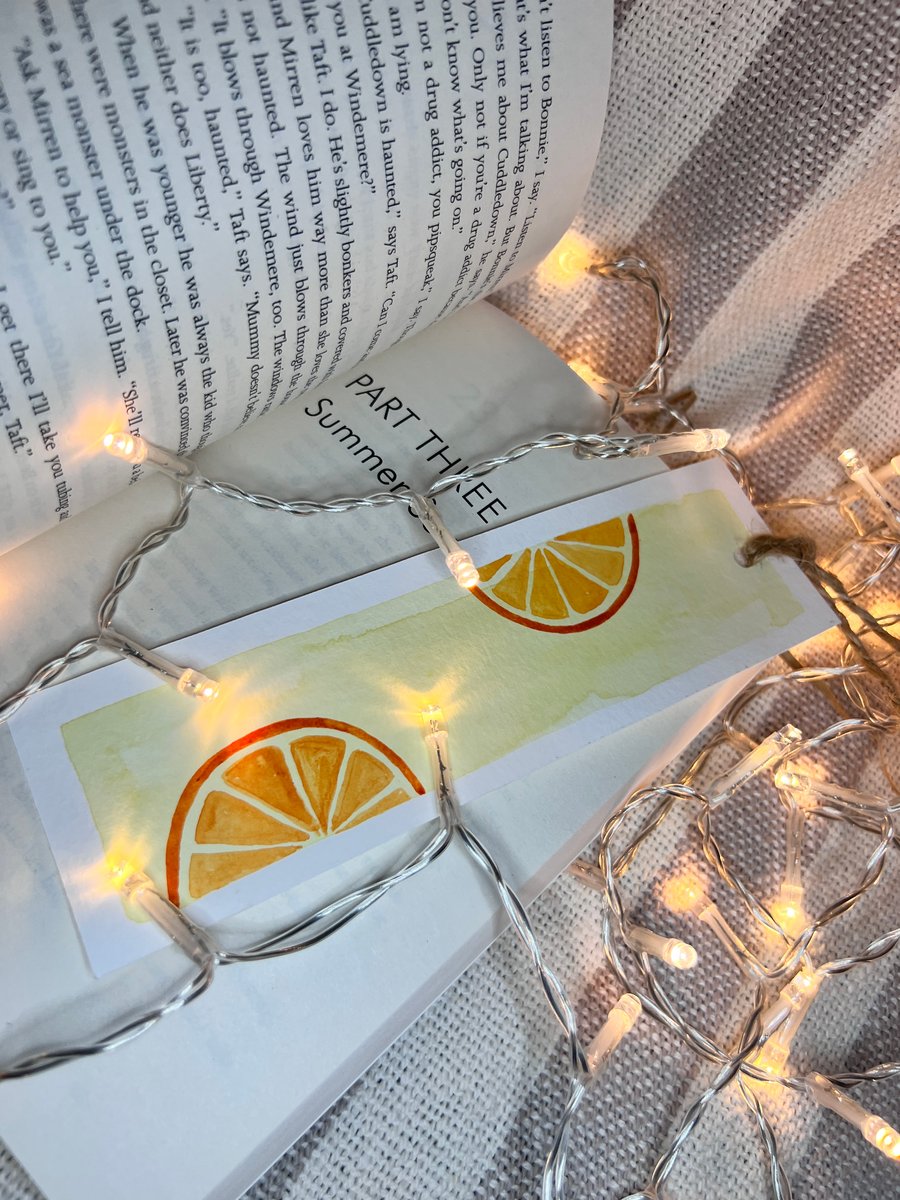 Citrus orange bookmark 