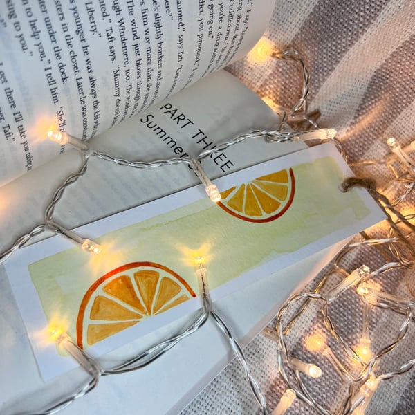 Citrus orange bookmark 