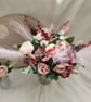 Dusty Rose Brides Bouquet and Buttonhole 